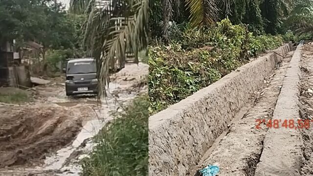 Proyek Drainase Di Buntu Bayu, Minim Informasi, Dampak Maksimal pada Kerusakan Jalan. 