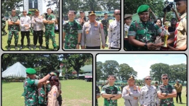 Sinergitas TNI-Polri Wujudkan Generasi Muda Berkarakter, Kapolres Simalungun Hadiri Penutupan Persami KKRI Gelombang III