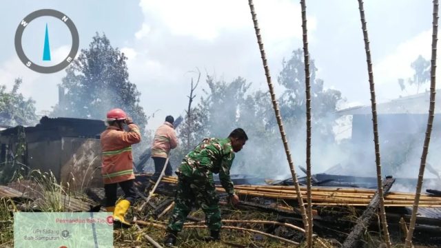 Kebakaran Rumah di Jorlang Hataran, Diduga Api Muncul Saat Aktivitas Memasak