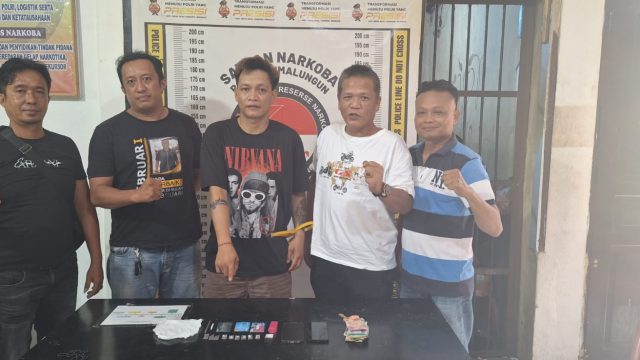 Polsek Gunung Malela Amankan Tersangka Penyalahgunaan Narkotika di Nagori Sitalasari