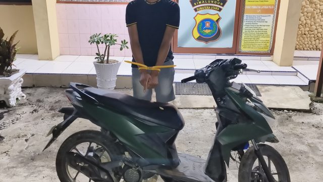 Gerak cepat! Kurang dari sepekan, Polsek Gunung Malela ringkus pelaku curanmor di garasi rumah korban