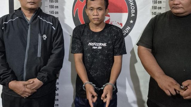 Polsek Jorlang Hataran Ringkus Terduga Pelaku Sabu di Simpang Kasindir
