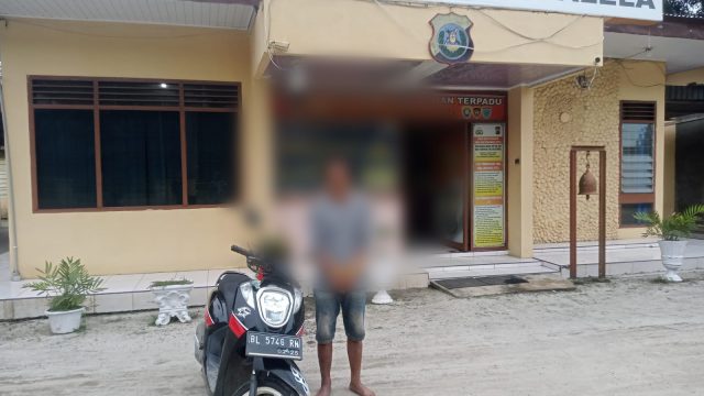 Polsek Gunung Malela Ringkus Pelaku Penggelapan Motor, Polisi Bergerak Cepat Selamatkan Kerugian Korban Rp 13 Juta