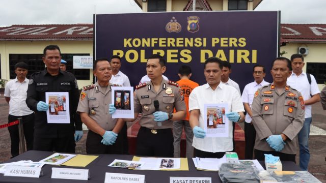 Polres Dairi Bongkar Rekayasa Begal Rp297 Juta, Uang Perusahaan Diduga Habis untuk Judi Online