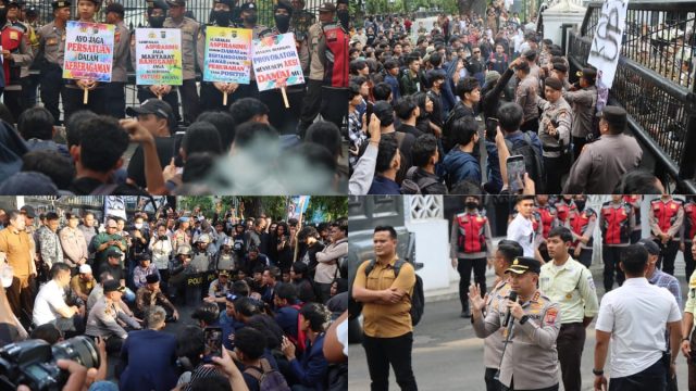 Kapolrestabes Medan Tegaskan Pengamanan Humanis, Aksi KBMN di DPRD Sumut Berakhir Damai Meski Sempat Memanas