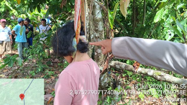 Respons Cepat Polsek Jorlang Hataran Tangani Penemuan Jasad Perempuan di Perladangan Coklat