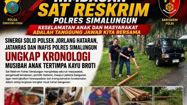 Balita 4 Tahun Tewas Tertimpa Kayu dari Pick Up Saat Bongkar Material, Polisi Lakukan Olah TKP