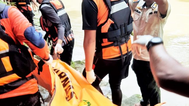 Dua Hari Pencarian, Korban Hanyut di Sungai Tanjung Pinggir Berhasil Ditemukan