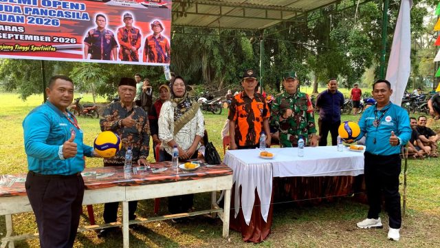 Hadiri Turnamen Bola Voli Piala Pemuda Pancasila, Sukanti Ajak Peserta Junjung Tinggi Sportivitas