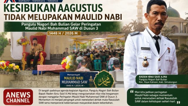 Di Tengah Padatnya Agenda Agustus, Pangulu Bah Bulian Tetap Prioritaskan Syiar Islam, Gelar Maulid Nabi 1448 H