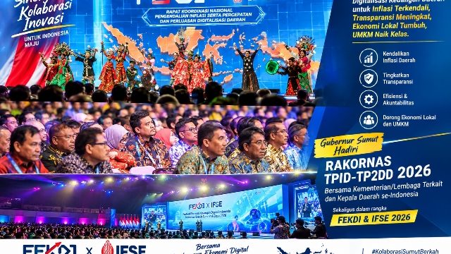 Gubernur Sumut Hadiri Rakornas TPID-TP2DD 2026, Dorong Digitalisasi Keuangan Daerah