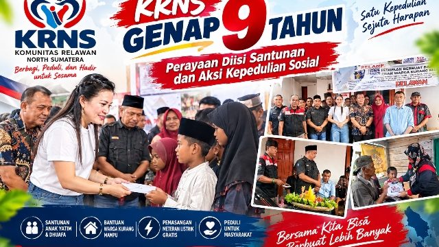HUT KRNS Ke 9 Tahun, Acara Diisi Dengan Kegiatan Sosial