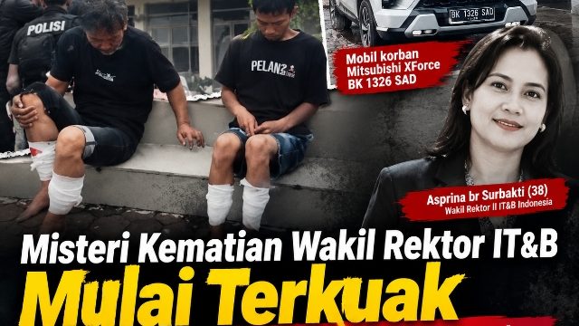 Misteri Kematian Wakil Rektor IT&B Mulai Terkuak, 2 Pria Ditangkap dan Mobil Korban Ditemukan