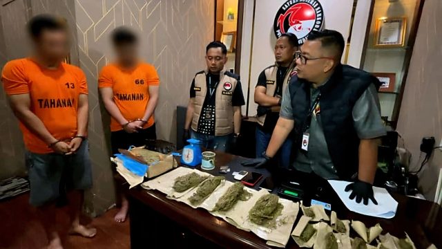 Bisnis Narkoba dari Kamar Kos di Medan Petisah Terbongkar, Ganja Hampir 2 Kg Disita