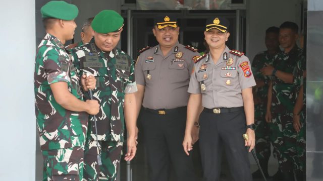 Kapolres Simalungun Perkuat Sinergitas TNI-Polri, Sambangi Mako Brigif TP 036/Harajaon Marpitu