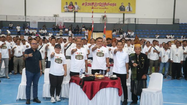 Kompak Lintas Instansi, Kapolres Simalungun Dukung Turnamen Domino Pemecahan Rekor MURI