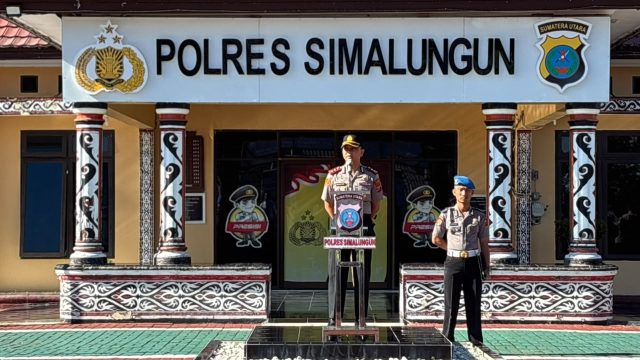Kapolres Simalungun tekankan disiplin anggota dan kesiapsiagaan hadapi bencana