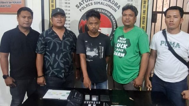 Satres Narkoba Polres Simalungun Amankan Angga, Sabu 15,65 Gram Disita dari Talun Saragih