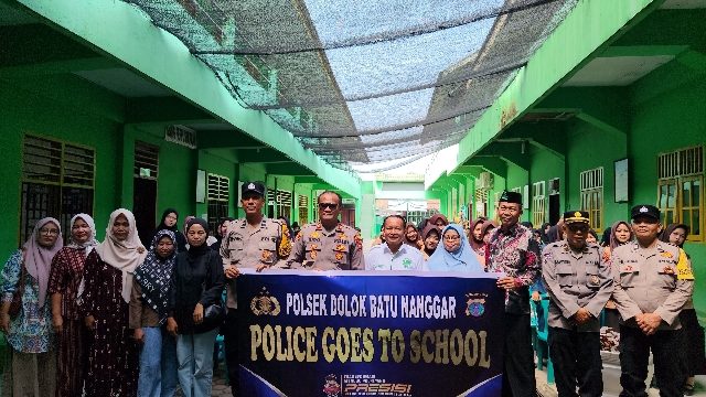 Police Go to School, IPTU Rido Pakpahan Perkuat Benteng Pencegahan Bullying dan Balap Liar di Serbalawan