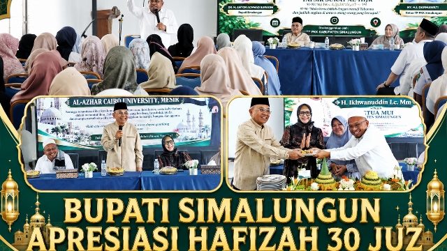 Bupati Simalungun Apresiasi Hafizah 30 Juz, Pengajian Sahabat Qur’ani TP PKK Berlangsung Khidmat