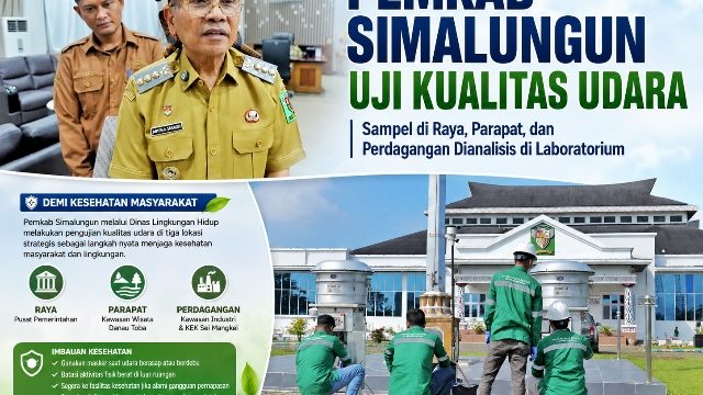 Pemkab Simalungun Uji Kualitas Udara di Tiga Wilayah, Hasil Laboratorium Ditunggu
