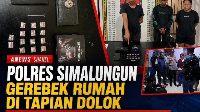 Polres Simalungun Gerebek Rumah di Tapian Dolok, 1,99 Gram Sabu Disita dalam KRYD dan P4GN