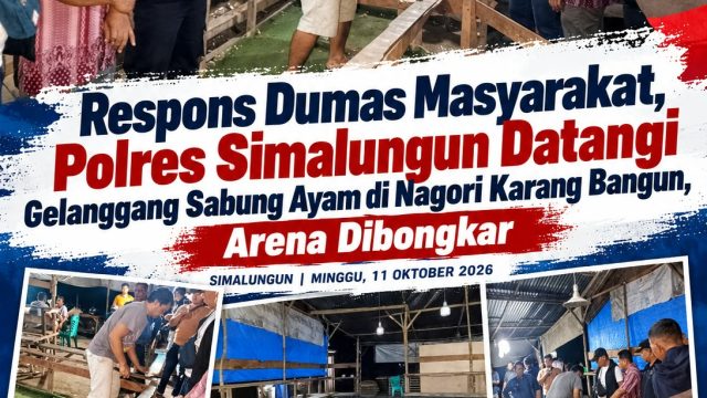 Tindaklanjuti Aduan Warga, Polsek Gunung Malela Datangi Arena Sabung Ayam di Karang Bangun, Pemilik Bongkar Gelanggang